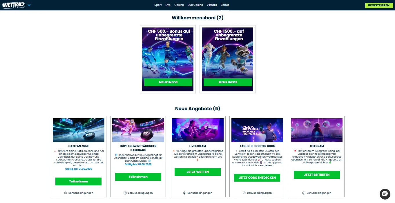 Bonusangebote für Stammkunden im Online Casino Liechtenstein