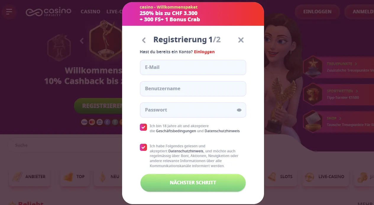 Online Casino Liechtenstein – Schritt-für-Schritt-Anleitung zum Spielen