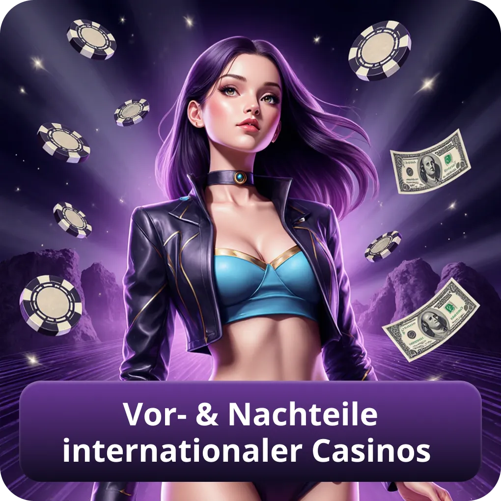 Vor- & Nachteile internationaler Casinos